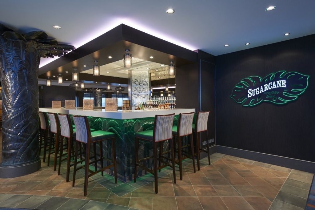 Sugarcane Mojito Bar Norwegian Cruise Line cruise ship bar crawl