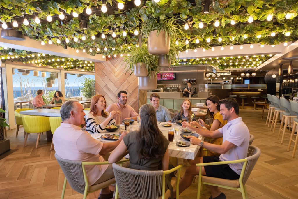 Norwegian Prima Indulge Food Hall dining