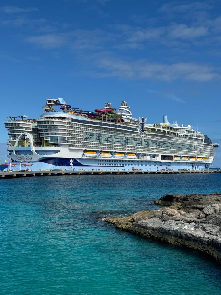 Cruise ship in port — staying healthy on a cruise starts with understanding how the ship operates