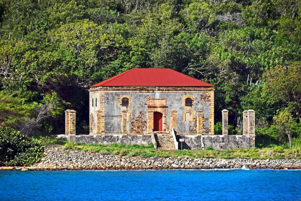 Historic Garrison House on Hassel Island, Charlotte Amalie Harbor, St. Thomas